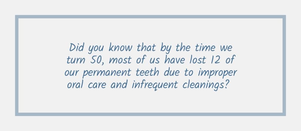Teeth loss fact